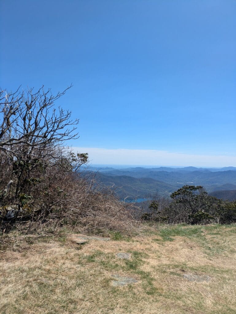 View from Craggy Pinnacle near Asheville